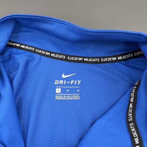 Kentucky Wildcats Womens M Blue NCAA Quarter Zip Pullover Running Dri-FIT Nike‎ - Picture 4 of 9